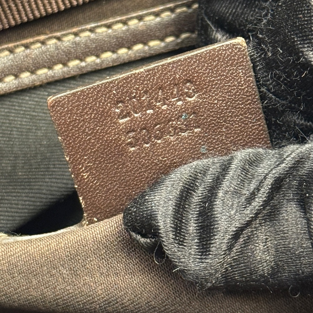 Gucci Front Zip Brown Crossbody Bag - Picture 11 of 13